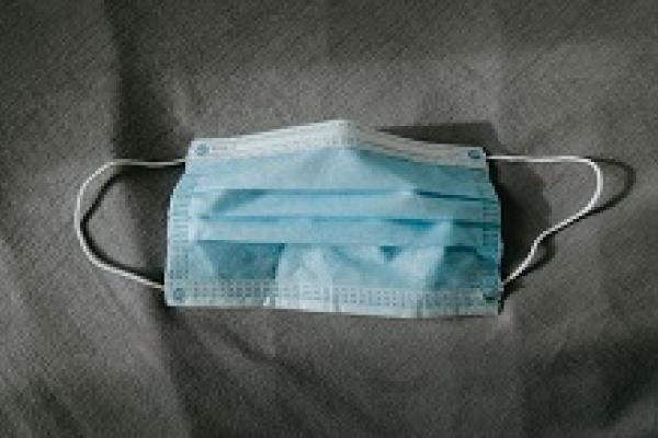 blue surgical mask