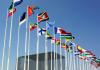 UN flags NY