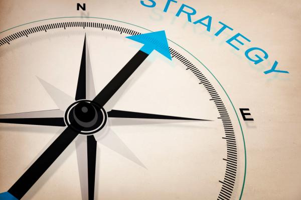 compass pointing to strategy