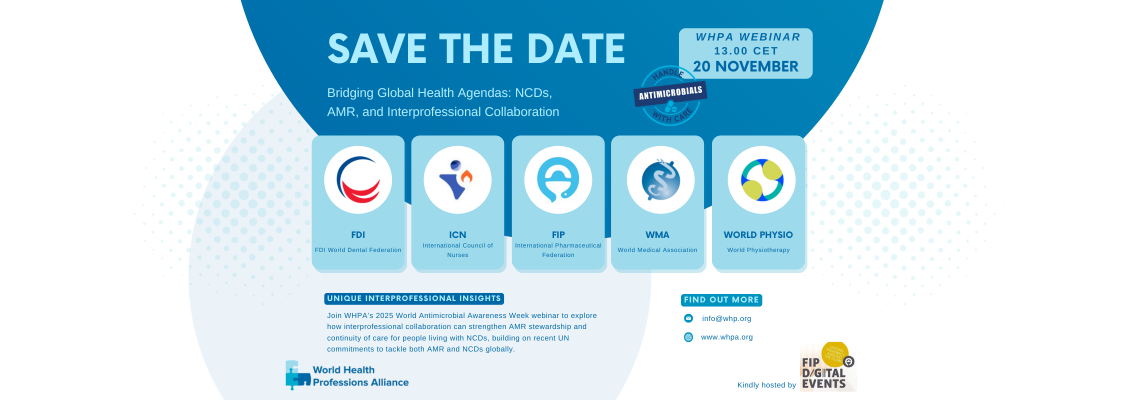 Save the date AMR NCDs webinar 20 November 2025