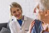 Smiling health professional